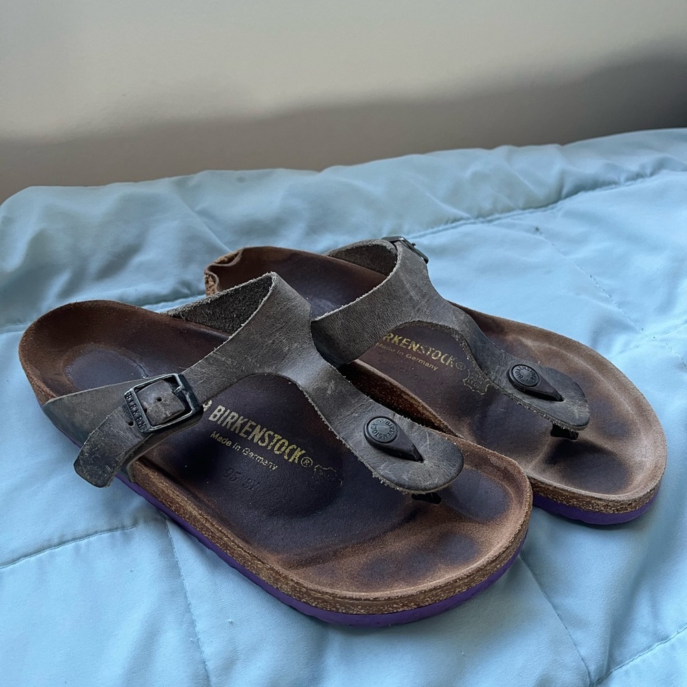 Birkenstock Brown Gizeh Sandals Size 39